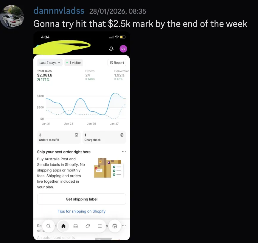 dannnvladss — $2,081 in sales, 171% growth